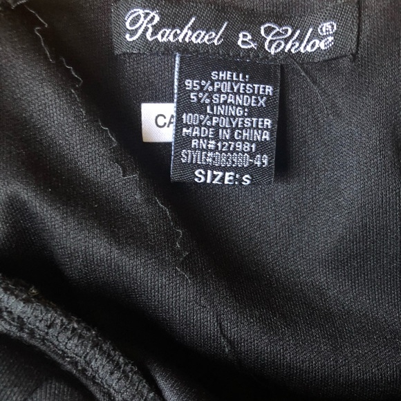 A-line Ruffled Dark Floral Print Dress - Picture 3 of 3